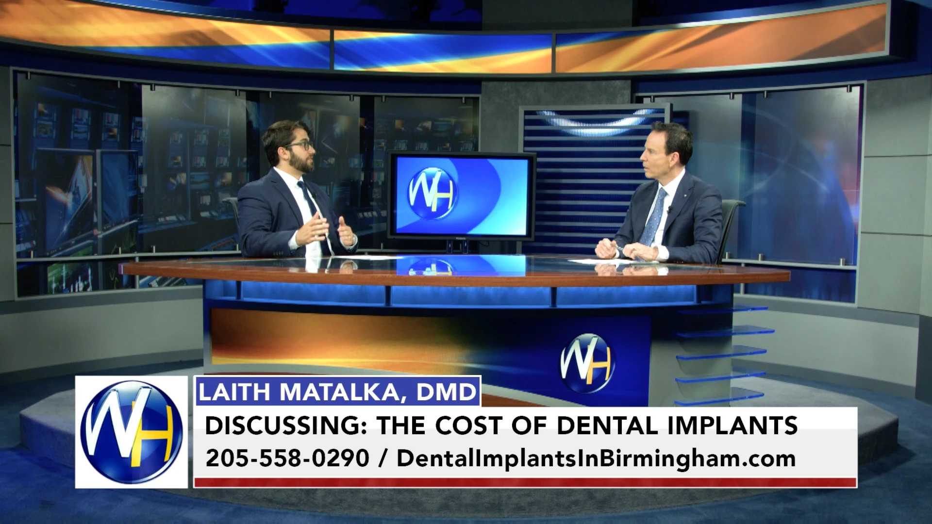 Dr. Laith Matalka, DMD discussing the cost of dental implants on The Wellness Hour