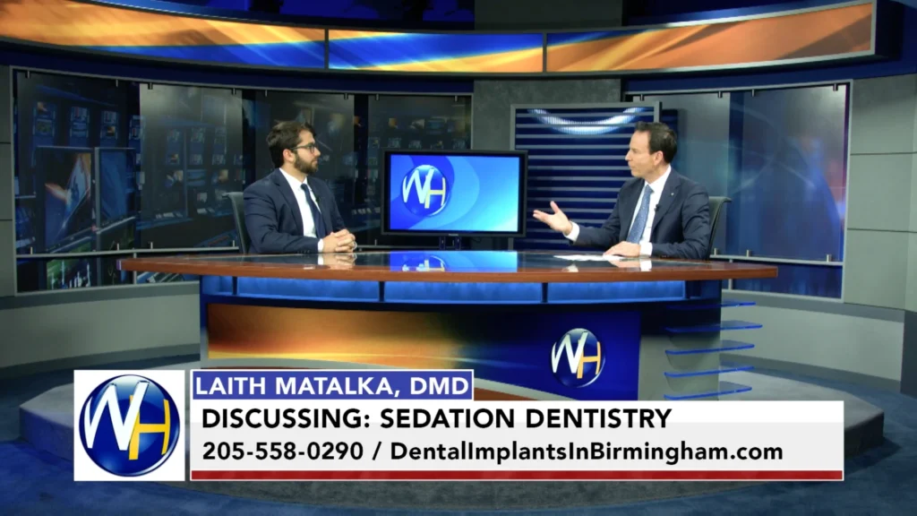 Dr. Laith Matalka, DMD discussing sedation dentistry on The Wellness Hour